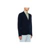 Polo Ralph Lauren Solid Slim Fit V-Neck Single-Breasted Long Sleeve Knit Sweater Men Sweater Navy-Blue 710946144001