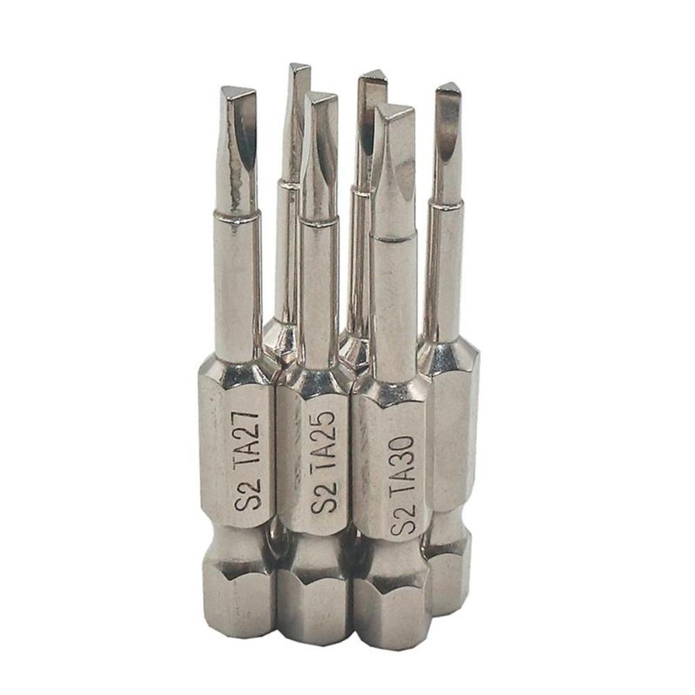 Drill Bit Magnetic Triangle Security Screwdriver Bits Steel Hex Shank