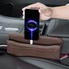Auto Sitz Spalt Lücken Lagerung Box Sitz Organizer Lücke Schlitz Füllstoff Halter Für Brieftasche Telefon Zigarette Schlitz Tasche Auto Storag box