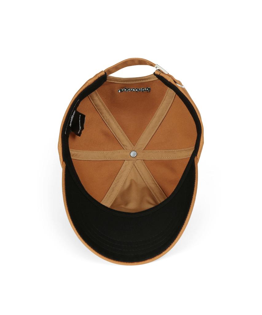 Eondeokeonteulol Cotton Logo Ball Cap Onyx Udc / Bumper B B / Green Brown