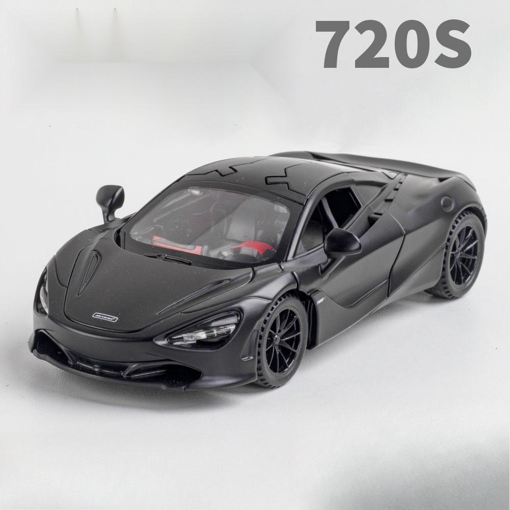 1:32 Scale McLaren 720S Alloy Sports Car Model Diecast Toy Vehicles Metal Simulation Sound Light Model Collection Children Gifts