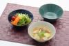 Medium-sized bowls in blue, white, and green, 370ml, natural color (set of 3).