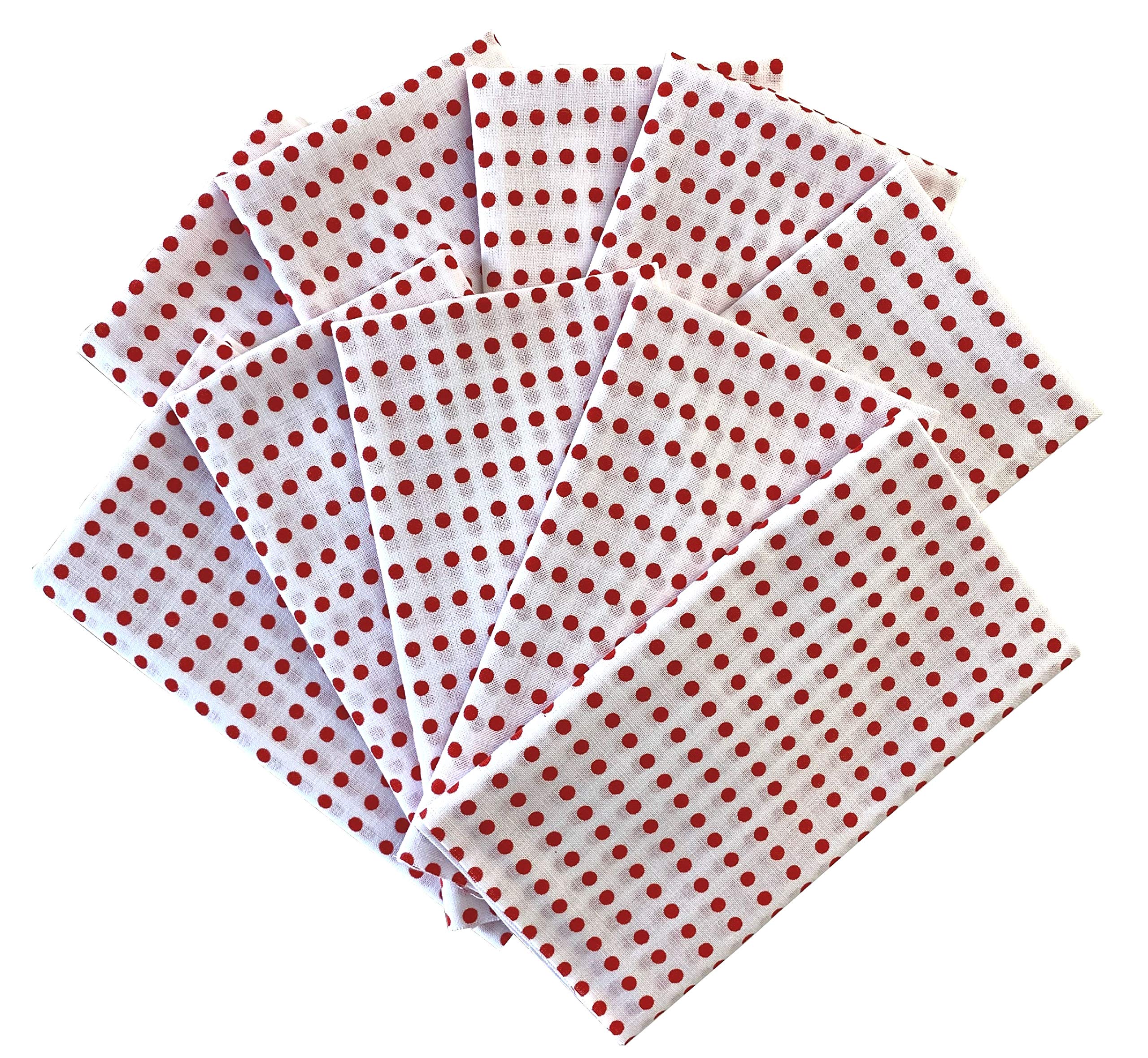 

Набор из 10 полотенец тэнгуи размером примерно 34 x 90 см, окрашенных бобовым красителем, (красный)