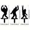 Bigfoot Metal Stake Outdoor Decor Big Foot Sasquatch Gifts for Men Women Bigfoot Silhouette Statues for Yard Art