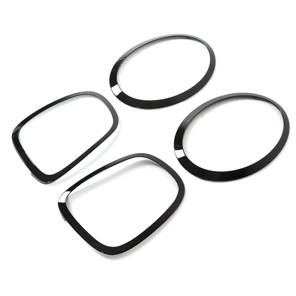 Blank Svart Frontlykt Baklykt Omramming Deksel Lister for F55 F56 F57 One Cooper S JCW 2014+