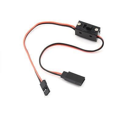 Rc Switch Receiver Battery On/Off With Jr Lead Connectors