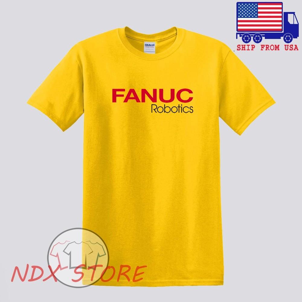 FANUC Robotics Men#039;s Yellow Size S5XL Unisex T-Shirt XXL