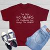 The First 40 Years Of Childhood Sarcastic Humor Graphic Novelty Funny T Shirt