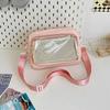 New Y2K Charming Ita Knapsack Roomy Commute Knapsack Female Transparent DIY Display Rucksack Open-air Trend Journey School Tote