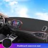 For Chery Tiggo 7 2016-2024 Center Console Light Protection Mat Modified Supplies Dashboard Sunscreen Mat Car Front Desk Paving