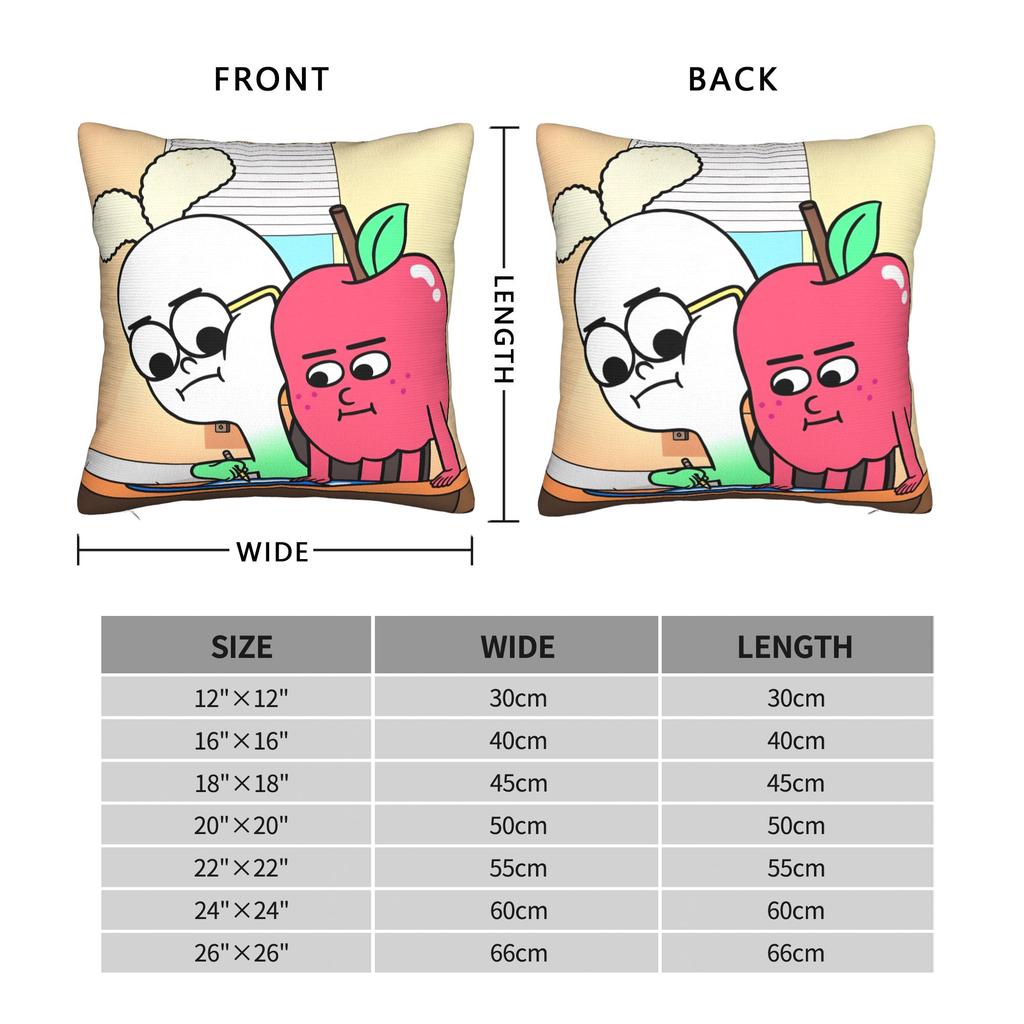 Pillow Cover Apple and Onion Morden Pillow Case For Chair Sofa Home Decor Pillowcases