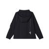 Adidas X Stella McCartney Kooperation 1/2 Zip Mittellange Jacke mit Logoprint Damen Jacke Schwarz IL7108