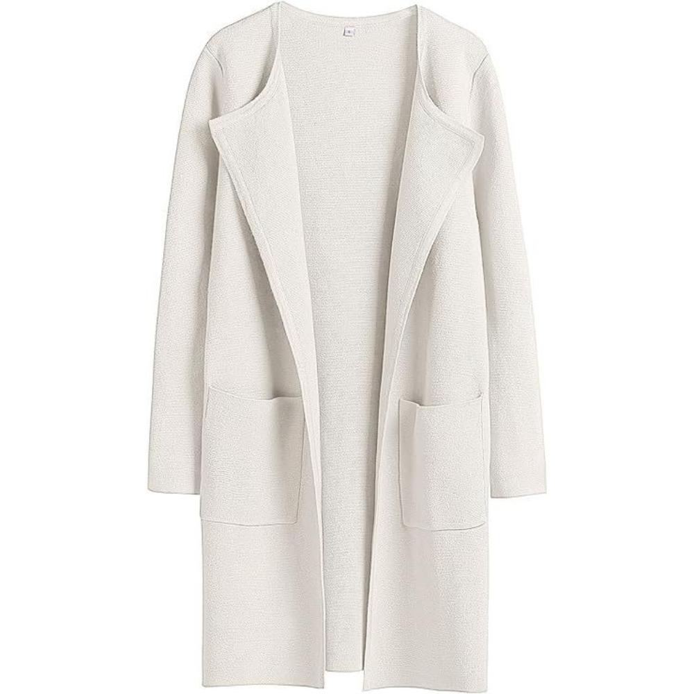 Autunno e Inverno Nuovo Cappotto Casual Comodo da Donna Europeo e Americano Cappotto di Lana con Revers