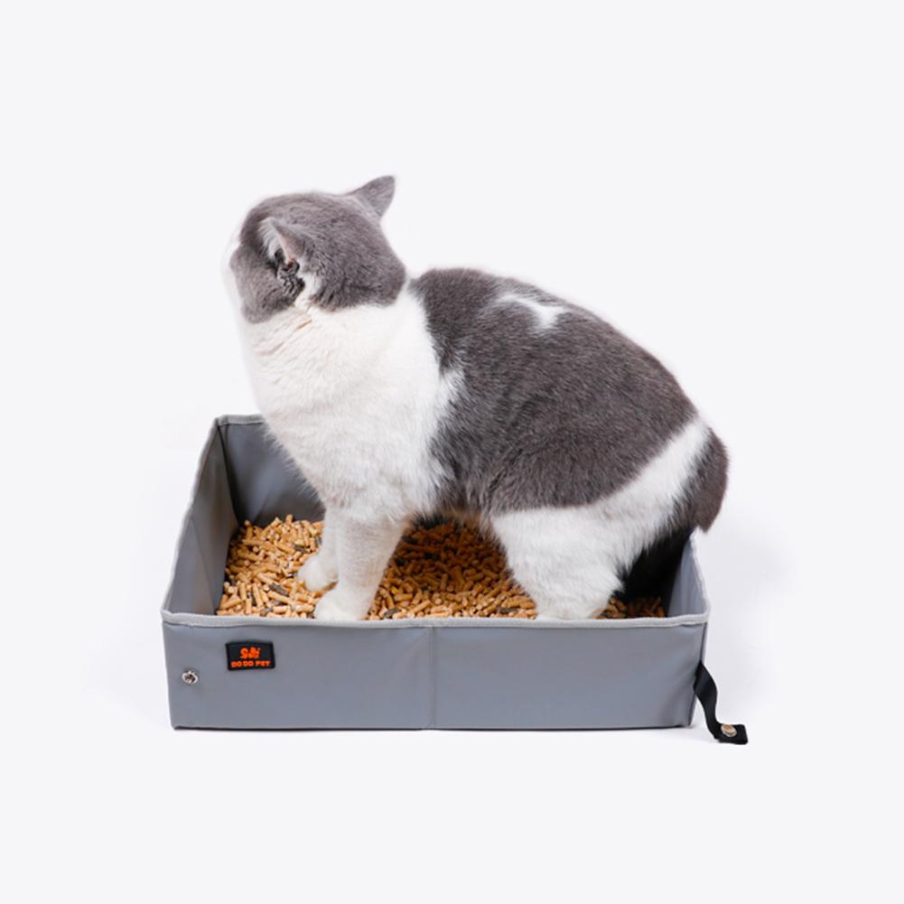 Buy Waterproof Outdoor Foldable Cat Litter Box Dog Toilet Tray Folding