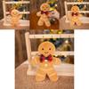 Cute Gingerbread Man Plush Doll Keychain Perfect For Holiday Decorations And Gifts