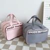 Nylon Insulated Bag Hand-held Insulated Bag Lunch Box Bag Student Lunch Bag  Office Worker