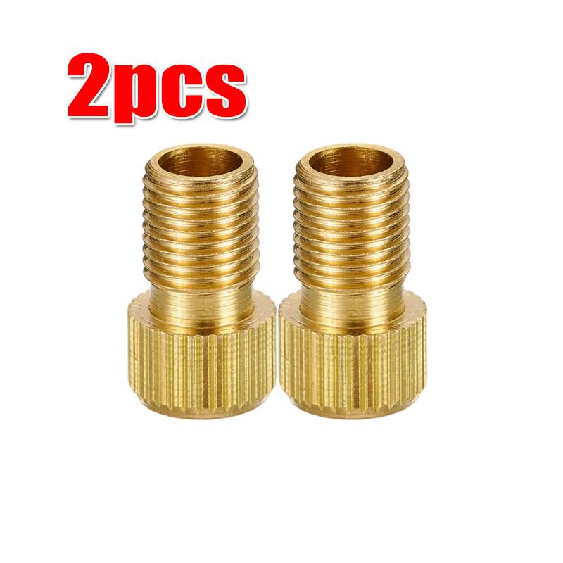 8-2pcs Bicycle Valve Pump Adapter Bike Valve Converter Presta To Schrader Convert Nozzle Inflation Adaptor Bicycle Accessories