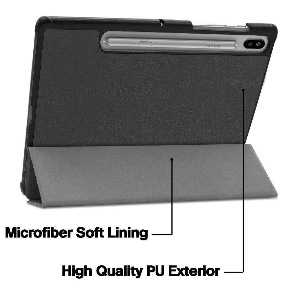 For Galaxy Tab S6 10.5 Case Premium Leather Cover for S6liteP610 T720 Shockproof Stand