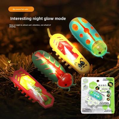 Electric Vibrating Glowing Cat Toy Whisker Brush Dog Brush Bug Pet Toy Wholesale Multiple Styles For Cats Dogs