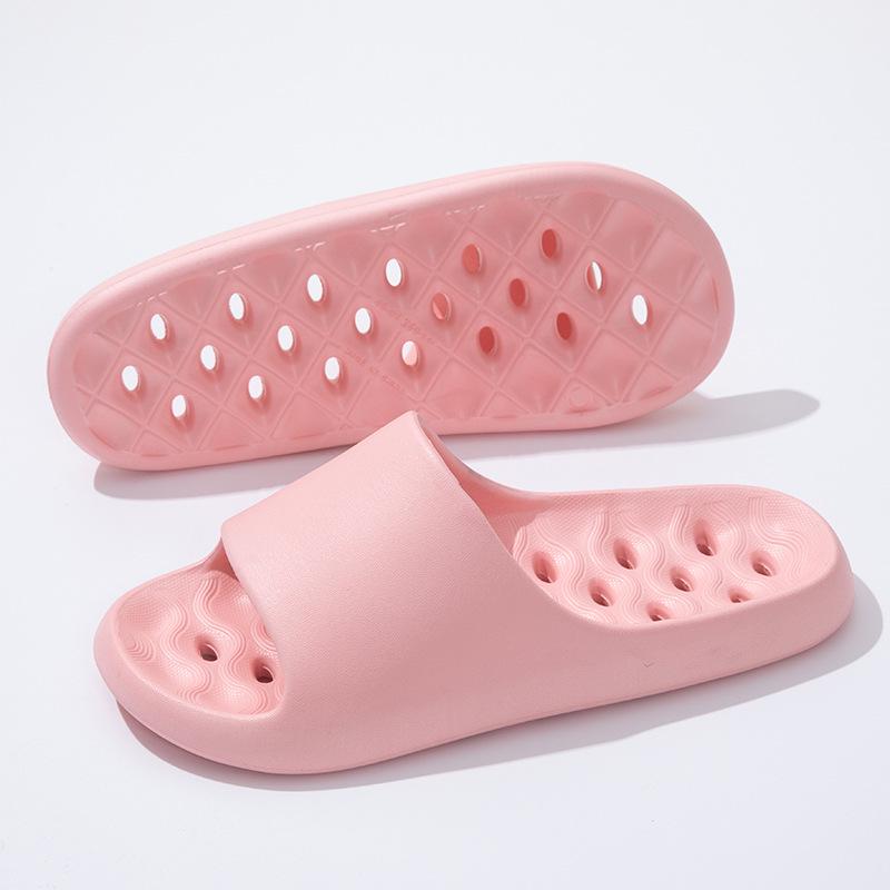 Women's Non-Slip Quick-Dry Shower Slippers, Water-Draining Hollow Design, 2026 Style, Cool Indoor Slippers for Men