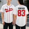 Košile na knoflíky Pánská Dámská Bon Jovi Forever 83 Tour 2026 Baseballová dres Volné Letní Krátký rukáv Módní Tričko Grafické Merch
