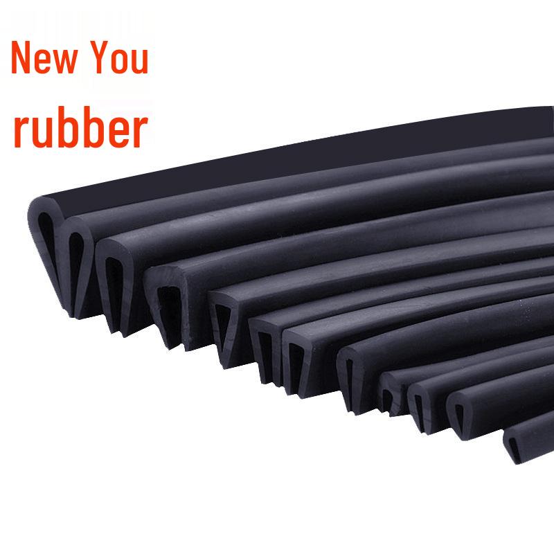 U-Shaped Rubber Anti-Collision Soundproof Sealing Strip for Glass