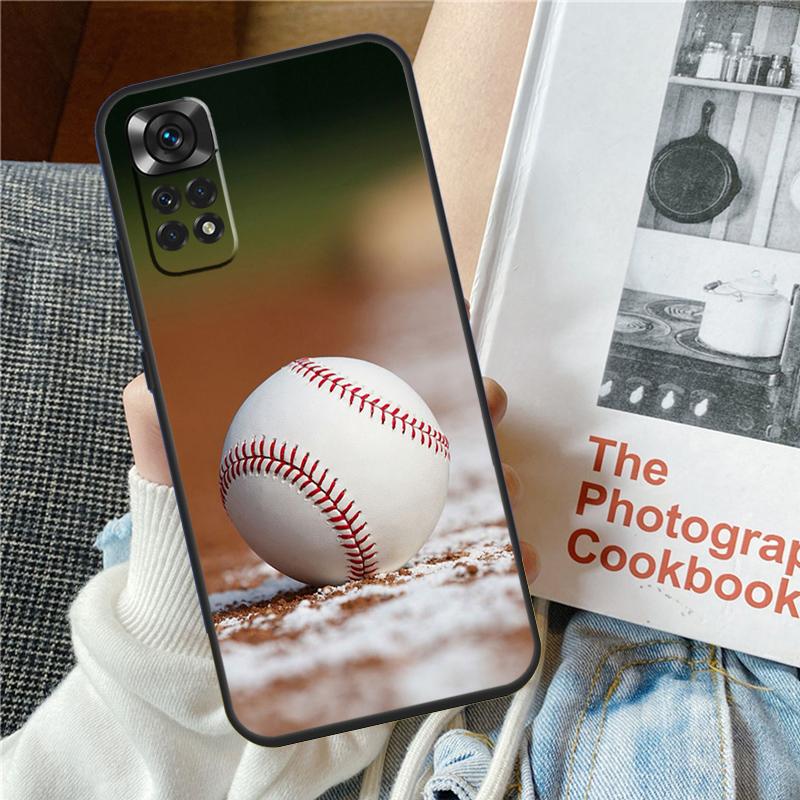 Baseball Phone Case For Xiaomi Redmi Note 12 12S 12C 13C 10 10C 10A 9 9C 10S 11S 11 Pro Soft Cover