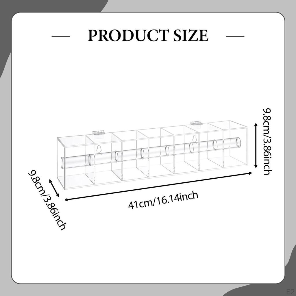 Label Dispenser for Rolls of Sticker Labels, Wall Mounted Organizer, 7 Compartments Food ,