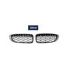 2 PCS Front Bumper Diamond Kidney Grill  Racing Grille for BMW F32 F33 F36 F80 F82 2013-2018 Cabriolet Coupe 425i 430i 440i
