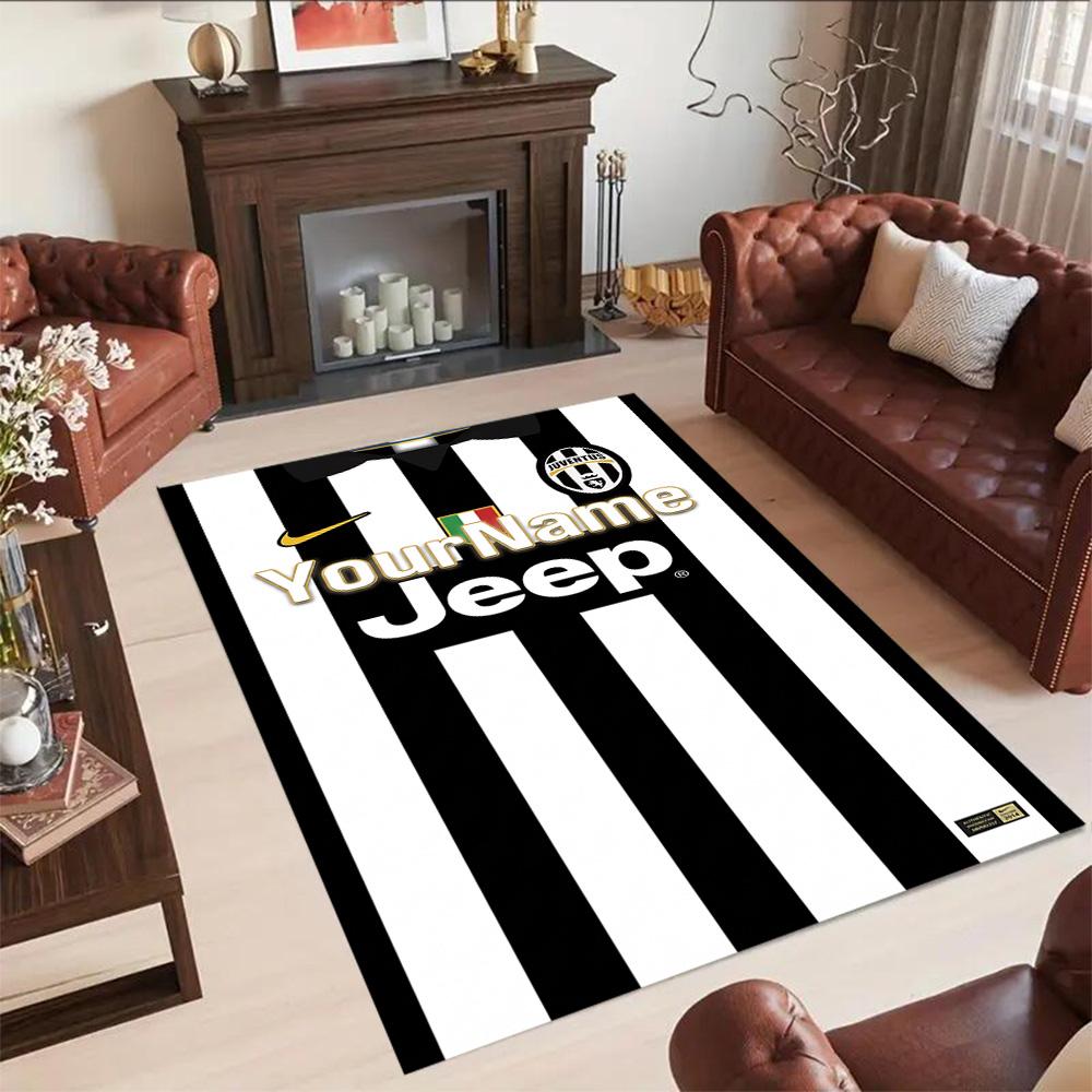 Juventus Customize Your Name Floor Rug Office Rug Design for Living Rooms Dormitory Study room Foyer Antislip Carpet Office home decor