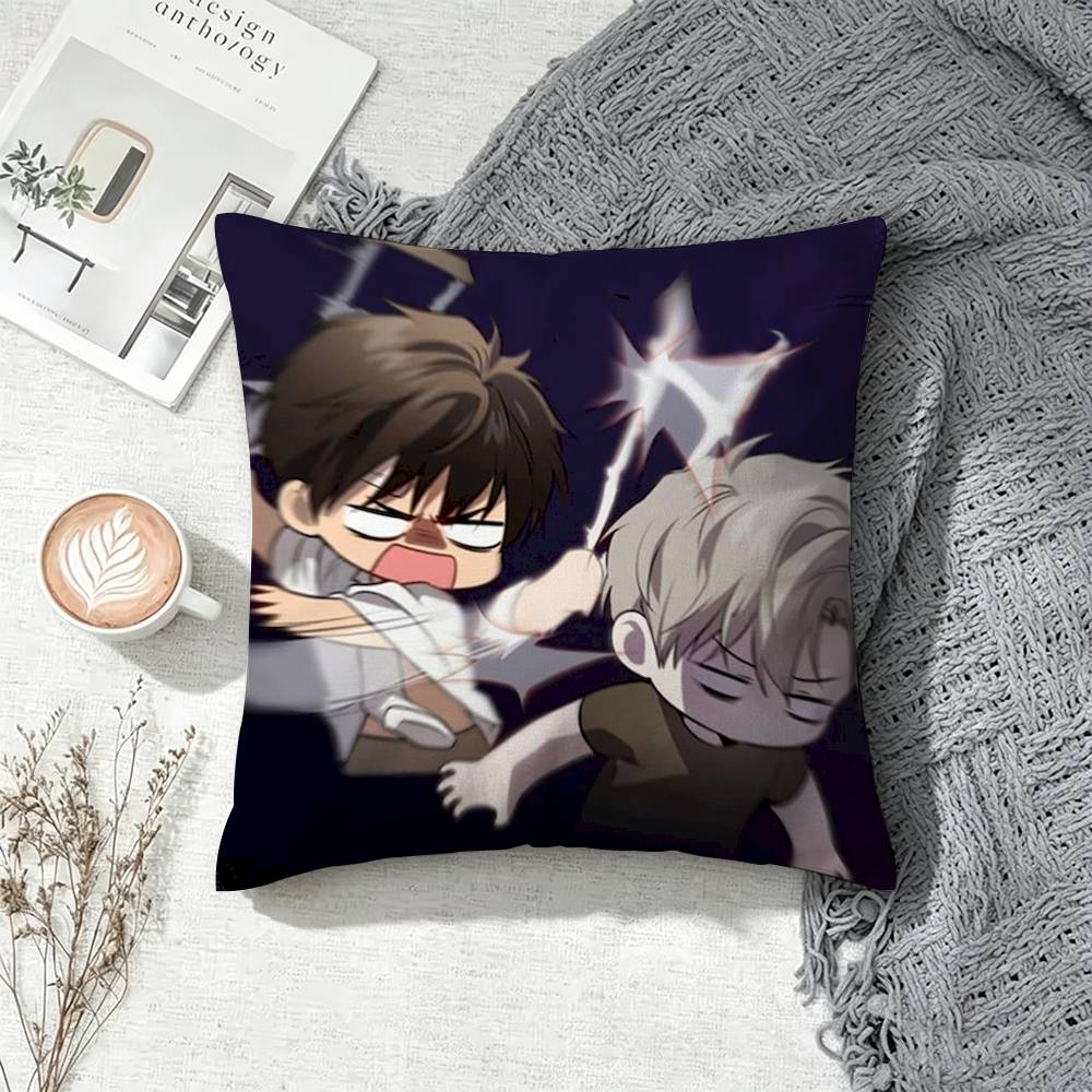 BL Manhwa P-Passion  Double-Sided Printed Cushion Cover Bedroom Bedside Sofa Pillow Case