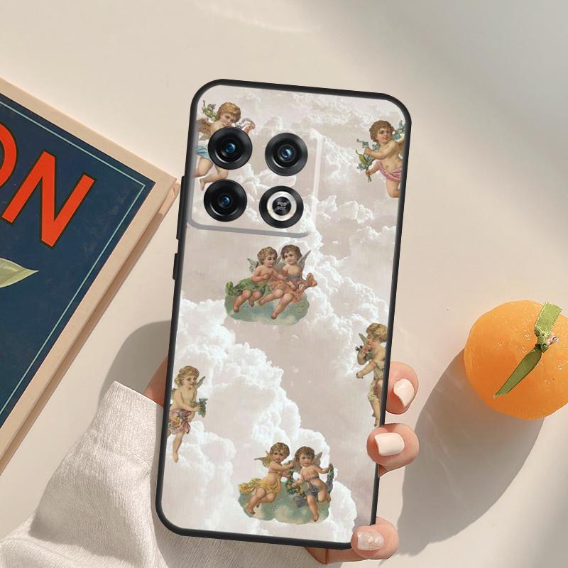 Cute Angels Aesthetic Aesthetics Case For OnePlus Nord 5 CE 2 3 4 Lite N20 N30 OnePlus 15 13 12 11 13T 10T 10R 12R 13R Cover