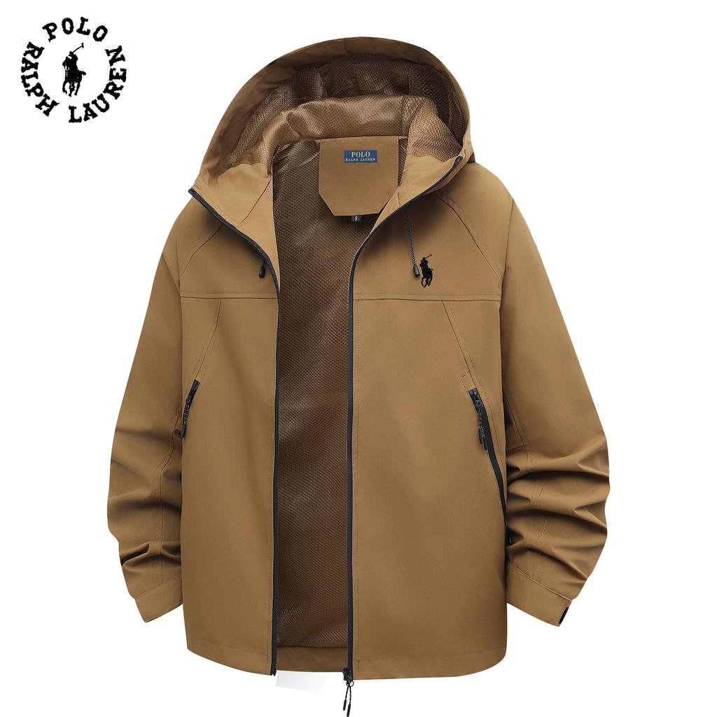Polo Ralph Lauren Men's and Women's 2025 Autumn and Winter Embroidered Travel Jacket, Thin Mountaineering Jacket