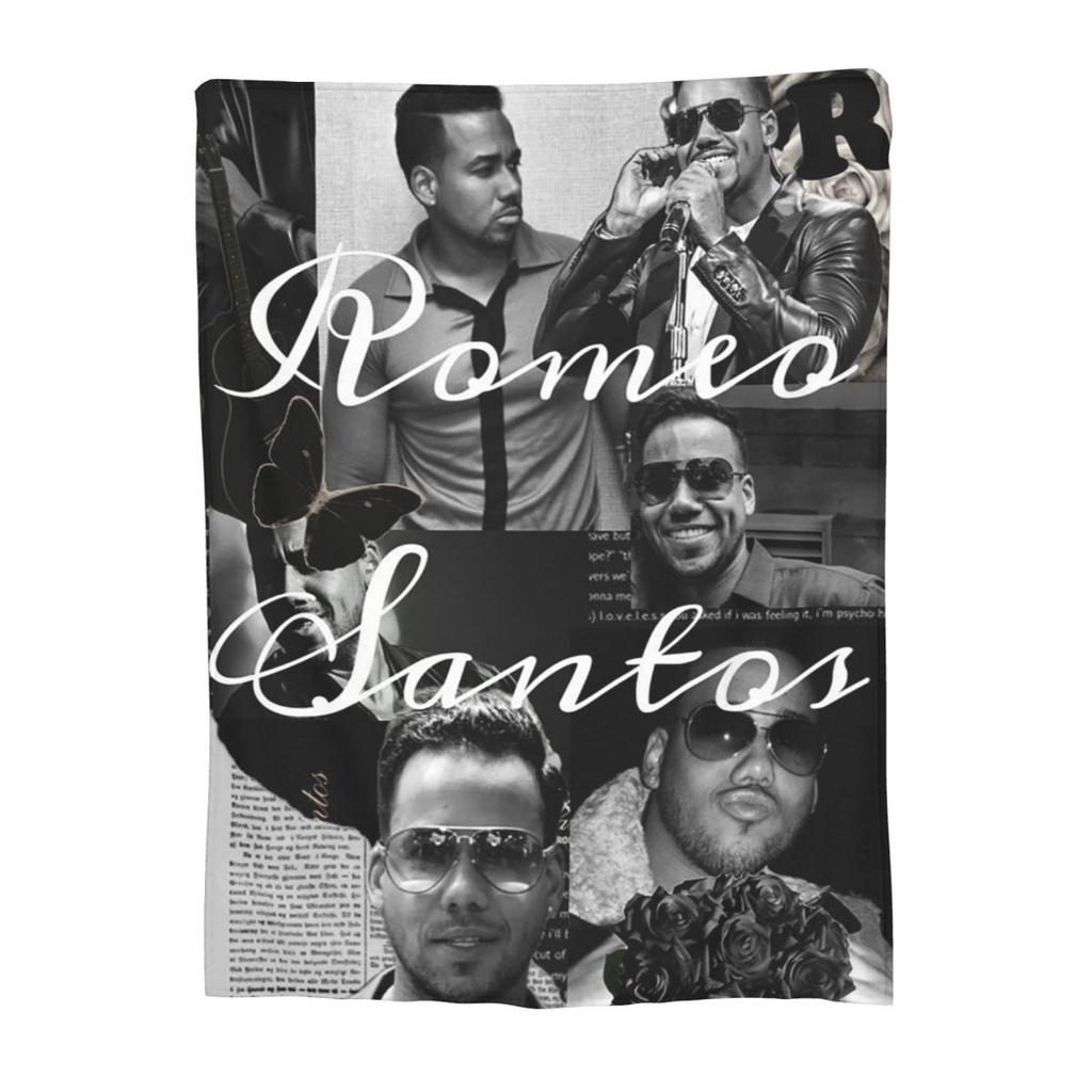 Latin Singer Romeo Santos Blanket Soft Warm Flannel Throw Blanket Bedspread for Bed Living room Picnic Travel Home Couch