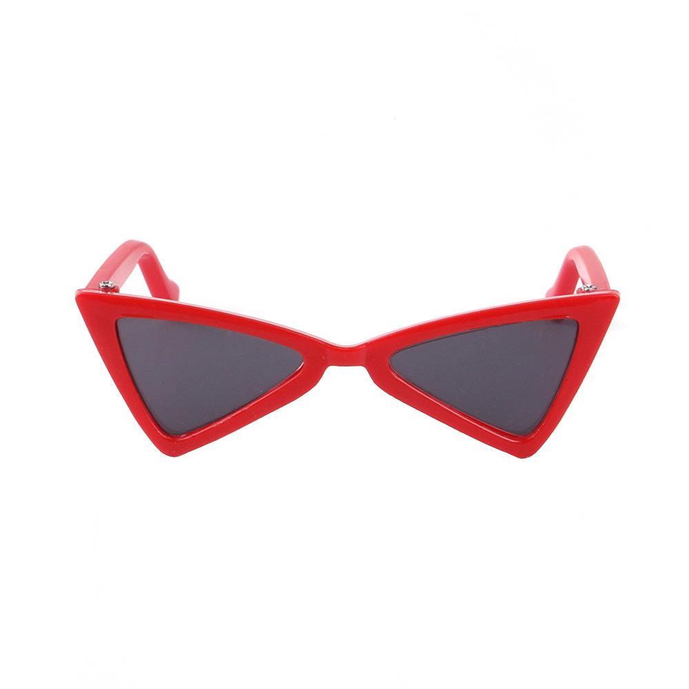 Vintage Triangular Pet Cat Sunglasses Pet Products for Small Dogs Kitten Puppy Cat Accessories Reflection Eyewear Glasses