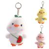 11 cm exquisiter Schlüssel, vollständig gefüllter Anhänger, Cartoon-Stil, Plüsch-Dekoration