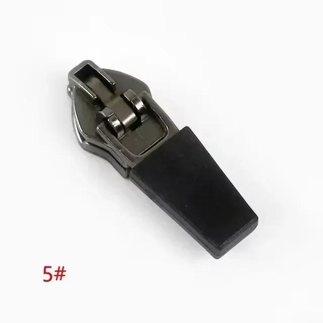 10/30Pcs 3# 5# 8# 10# Nylon Zip Slider Puller Reversed Zipper Head for Invisible Waterproof Zippers Garment Sewing Accessories