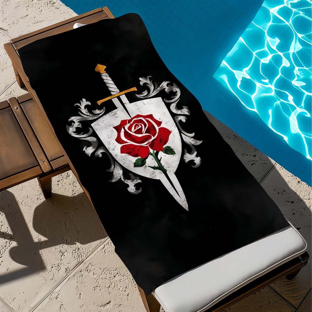 K-king-dom GAME D-deliverance II Towel Beach Quick Dry Soft Pool Towels Gift for Travel Gym Shower Camping sports