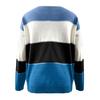 And Winter Women New Round Neck Color Matching Comfortable Loose Sweater