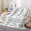 1pz Coperta in Flanella con Stampa del Gatto Simon, Alta Qualità per Tutte le Stagioni, Decorazione per la Casa, Calore e Comfort, Perfetta per Regali di Natale