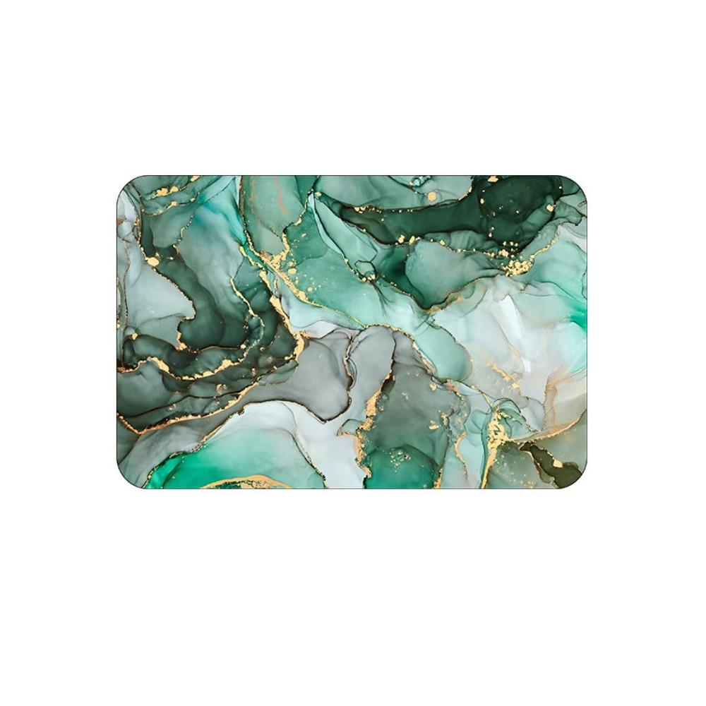 Marble Pattern Toilet Rug Set Anti-slip Toilet Door Mat New Bathroom Carpet Set Home