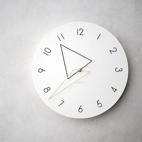 Interform Colmio Wall Clock CL-4342IV Ivory Black Gold Sweep Movement