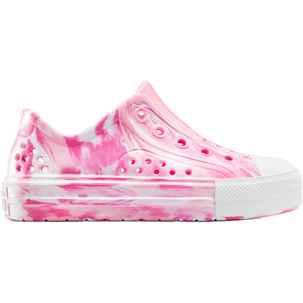 Converse Chuck Taylor All Star Play Lite CX Low PS Tie-Dye - Chaos Fuchsia Kids Sneakers Pink White A11808C