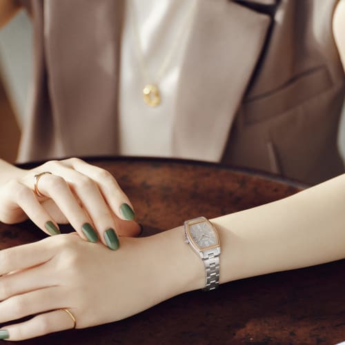 Seiko Watch Lucia Grow SSQW072 Women's Silver Watch