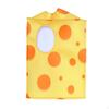 Cheese Sponge Costume Playful Apparel Cosplay for Children