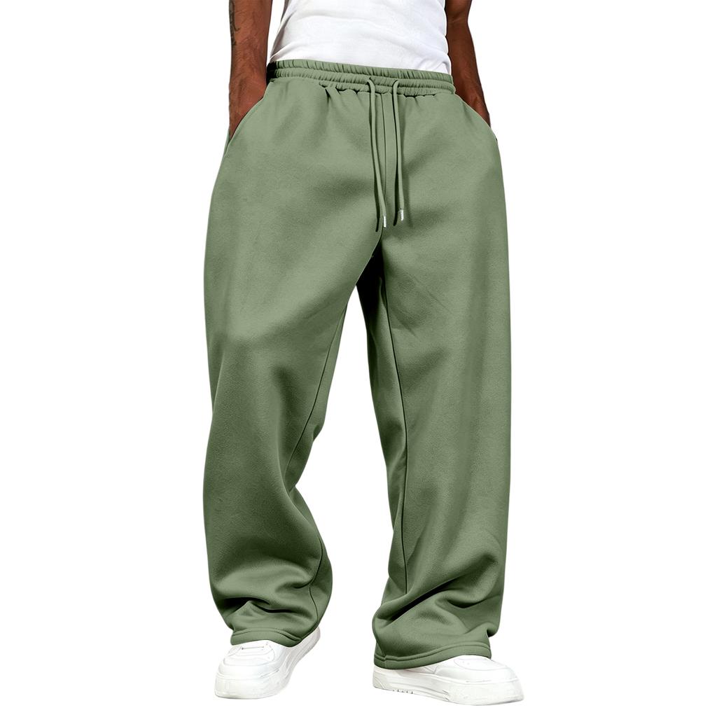 Herren Athletic Retro Street Jogginghose mit elastischem Bund für Freizeit