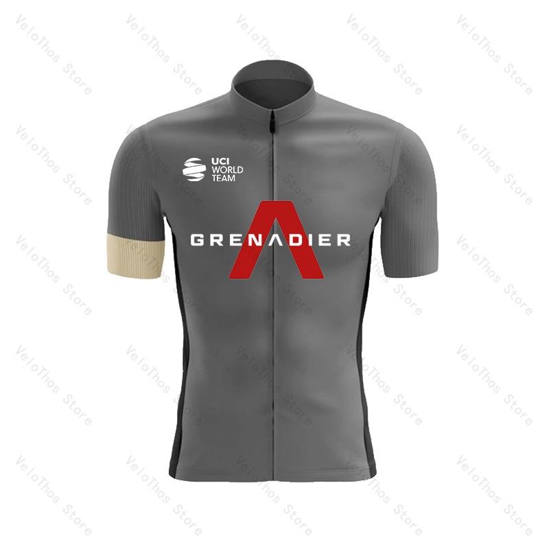 Ineos Grenadier Radsport Set Kurzarm Trikot und Trägerhose Pro Race Fahrradbekleidung Anzug Sommer MTB Kleidung Trikot Atmungsaktiv