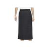 Nike Casual Comfortable Solid Color Long Skirt Women Skirts Black CU6694-010