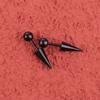 Punk Runde Kugel Dorn Kegelspitze Herren Titanstahl Ohrstecker Modeschmuck Piercing Ohrringe