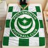 1PC Portsmouth Football Club Patterned Flannel Blanket Suitable For All Seasons for Home Decor Warmth and Comfort Gifts Holiday Present